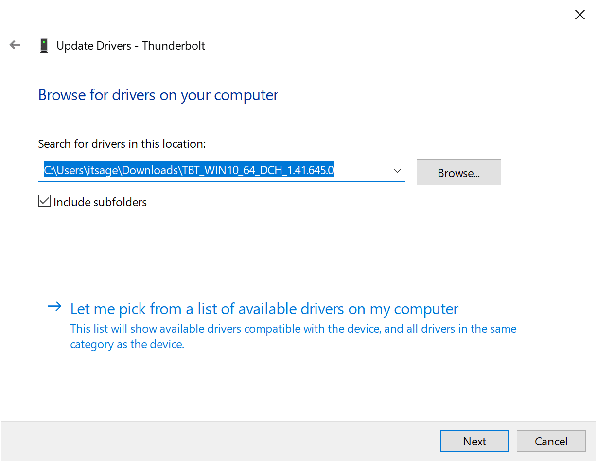 Thunderbolt software download windows 10