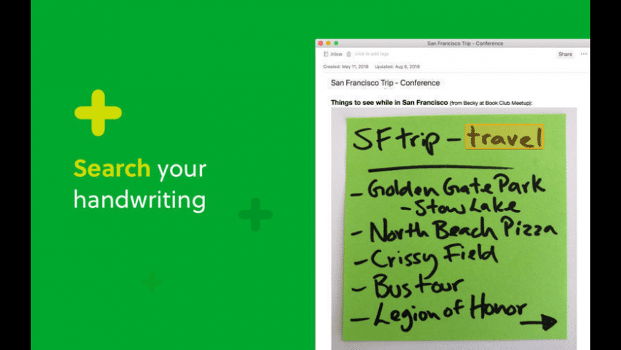 Evernote for mac
